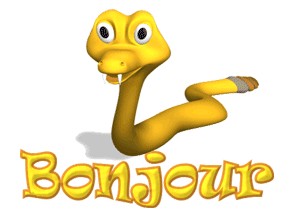 Gif animé bonjour